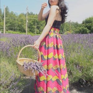 FASHION ISLAND MULTI COLOR FULL SKIRT